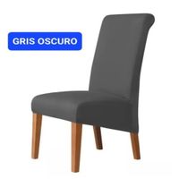 06 Forros de silla spandex color gris oscuro XL
