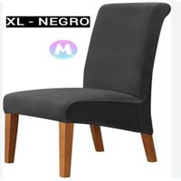 08 Forros de silla Arabe XL color negro Liso