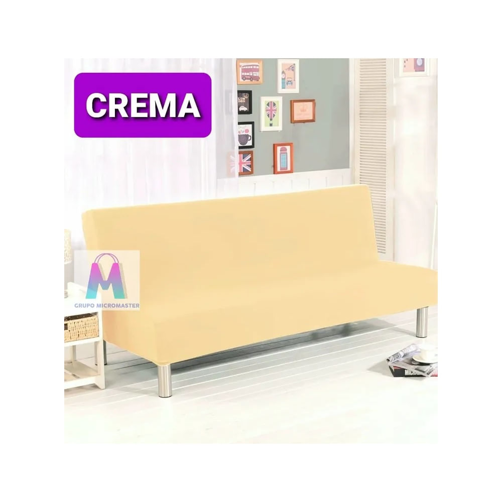 Forro para Futon o sofa Cama Crema