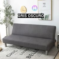 Forro para Futon o Sofa cama Gris oscuro