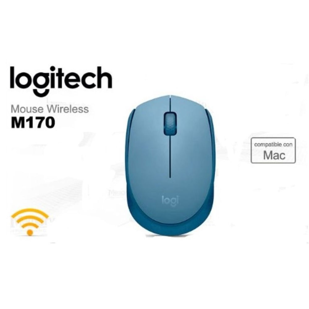 Mouse Logitech M170 Inalambrico-  blue