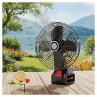 VENTILADOR PORTATIL CON BATERIA DE 48V FACIL DE USAR