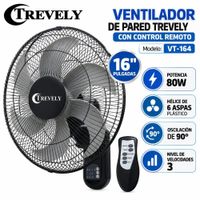 VENTILADOR DE PARED TREVELY 16 PULGADAS VT-16416