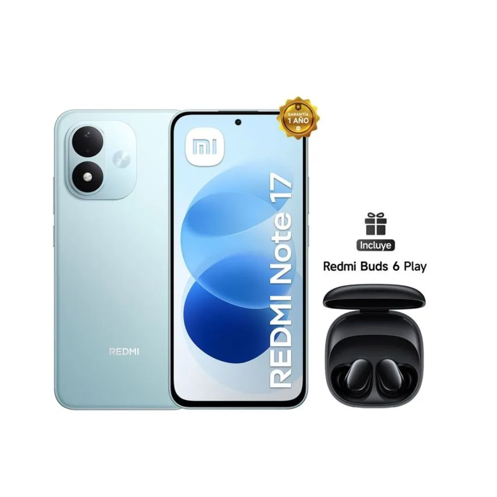Celular Xiaomi Redmi Note 17 6GB RAM 256GB ROM - Azul