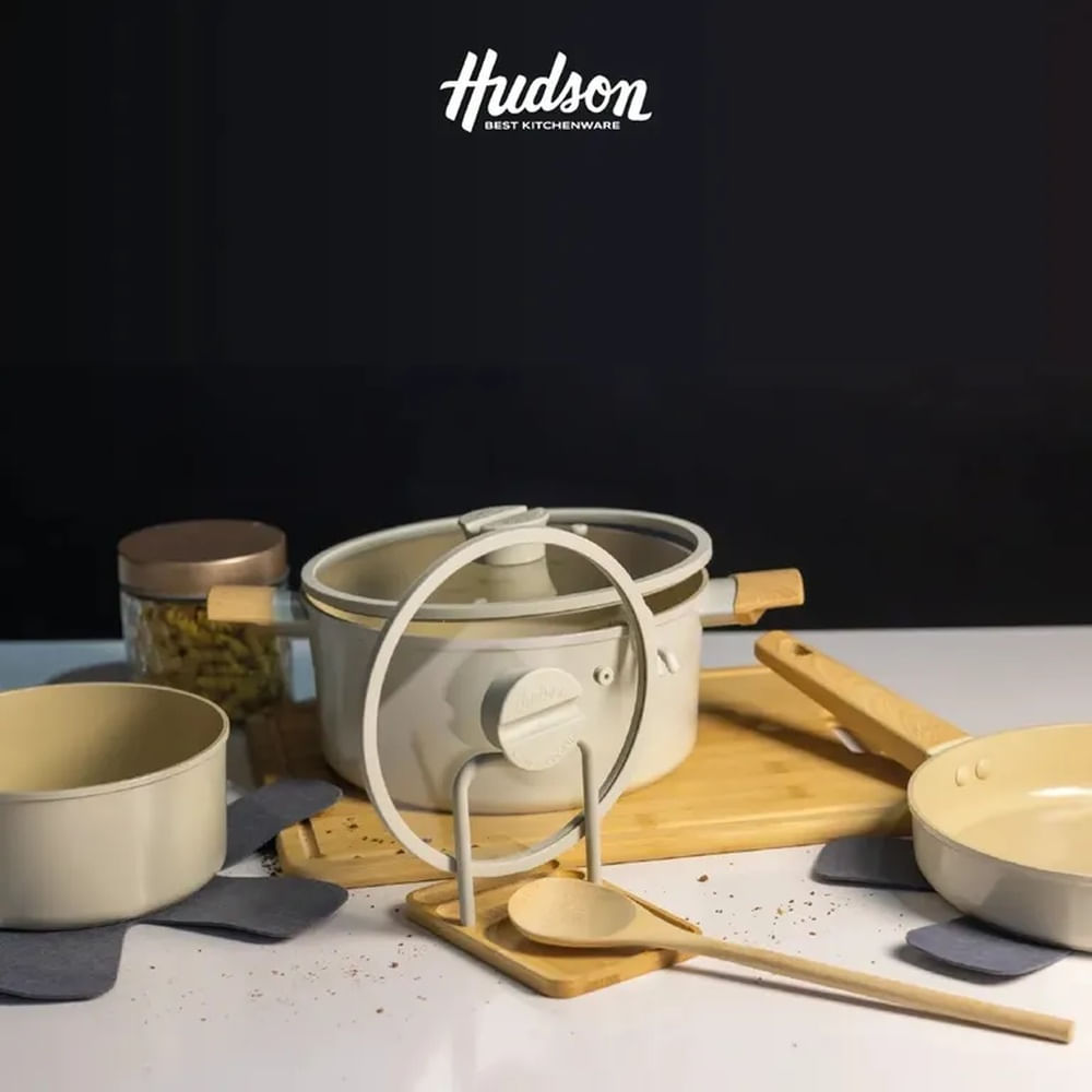 Set de Ollas Antiadherente Cerámico 5 Piezas Harmony HUDSON
