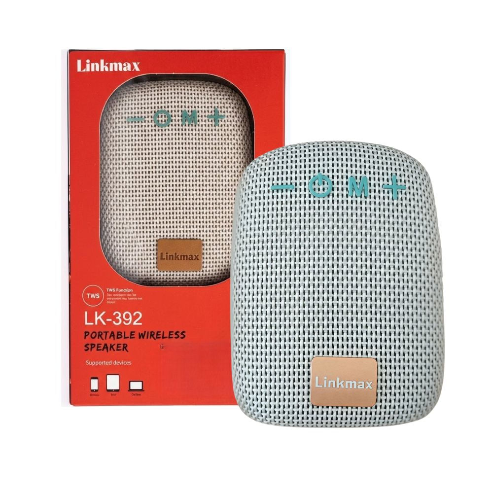 Parlante Bluetooth Linkmax con Soporte para Bicicleta y Moto Plomo LK-382