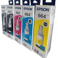 kit de 5 tintas epson T664 original
