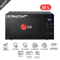 Microondas LG NeoChef 30 L con Función Grill MH7032JAS -Negro