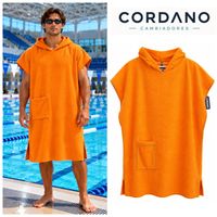 Toalla Cordano Poncho Adulto Anaranjado Talla L Unisex