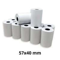 Papel Termico 57x40 55gr Caja 50 rollos