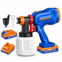 Pistola de Pintar Inalámbrica WADFOW 1 batería Y cargador