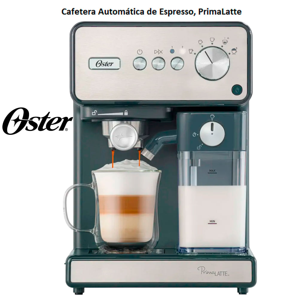 Cafetera Automática de Espresso PrimaLatte BVSTEM6604SS-053 Oster