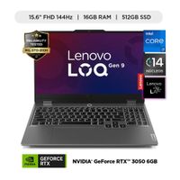 Lenovo LOQ 15IRX9 15.6' FHD Intel Core I7-13650HX 16GB DDR5 512GB SSD RTX 3050 6GB GDDR6 Free DOS