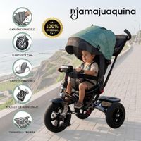Triciclo Guiador para Niños EVOLUTION SILVER Edición Especial Light Green