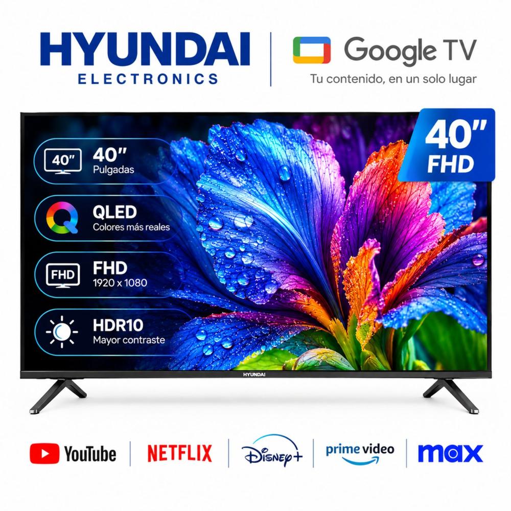Televisor Hyundai 40 HYLED4029QG Full HD QLED