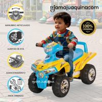 Correpasillo Montable para Niños RAYITO Edición Limitada Yellow Y Sky Blue