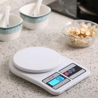 balanza de cocina de 1gr a 10kg portatil con luz