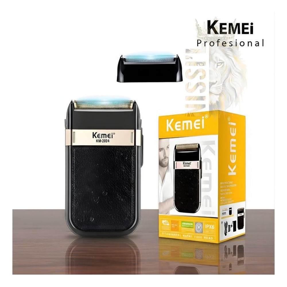 AFEITADORA ELECTRICA PARA HOMBRE KEMEI RECARGABLE