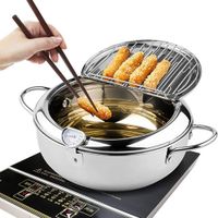 Olla Freidora Estilo Japones con Termómetro de 2.2 LT