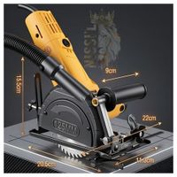 ADAPTADOR DE AMOLADORA SIERRA CIRCULAR GUIA CORTE 45 FACIL DE USAR