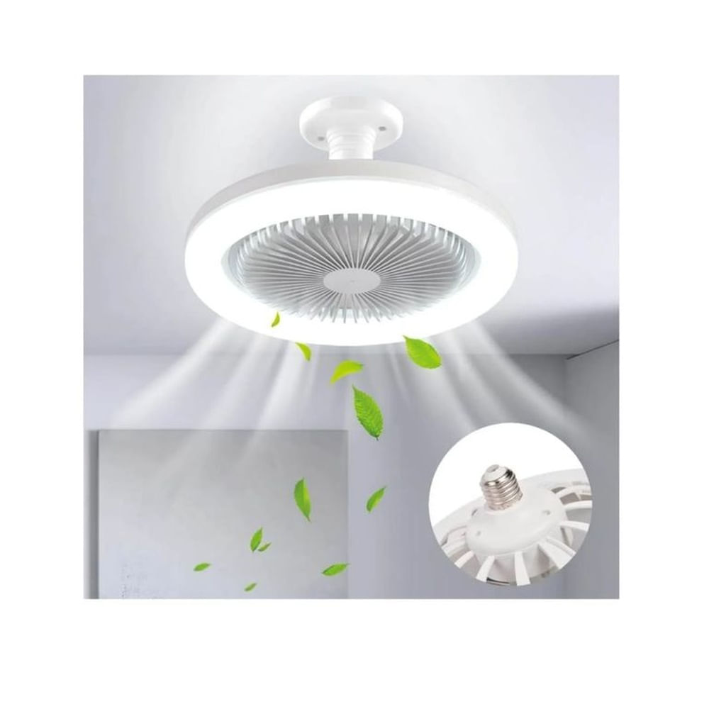 Foco Ventilador Ahorrador Led Multifuncional Hogar