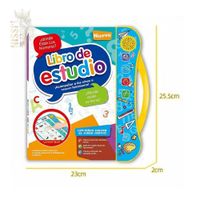 LIBRO DIDACTICO BILINGUE PARA NIÑOS INGLES Y ESPAÑOL CON SONIDO