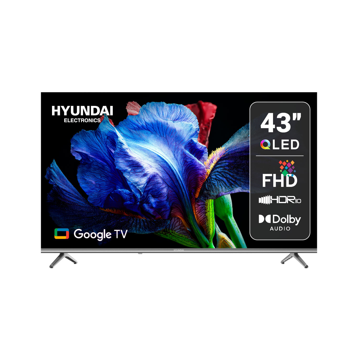 Televisor Hyundai 43"" HYLED4326QG QLED FHD Google TV