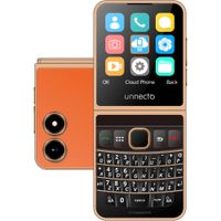 Celular Unnecto Snap USN01 4G Dual SIM Plegable Con Tecladoranja QWERTY Y USB-C Na