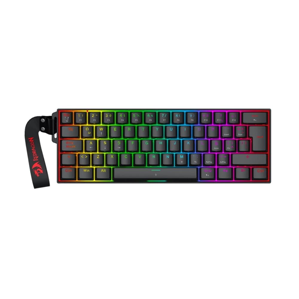 Teclado Redragon Fizz K617 HE Wired Español Switch Magnetic - Black