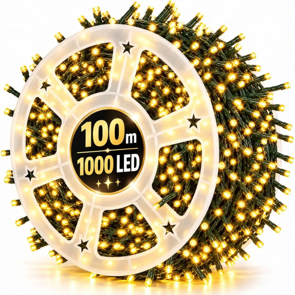 Luces Navideñas Lineales 100 Metros 1000 Led