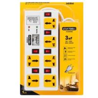 Tomacorriente Eléctrico Con Pantalla De Voltaje x 2 und