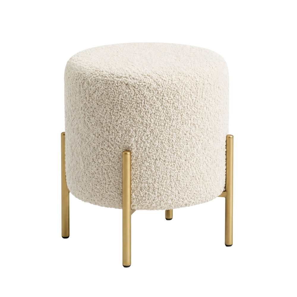 PUFF CANDY GOLD BEIGE OVEJERO