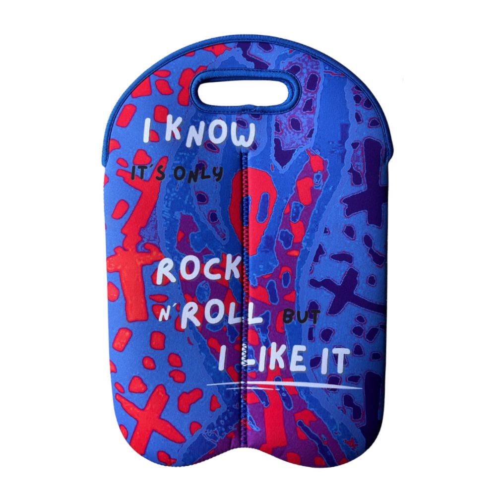 Portabotellas Doble Neopreno King Penguin - Wine Bag House Party
