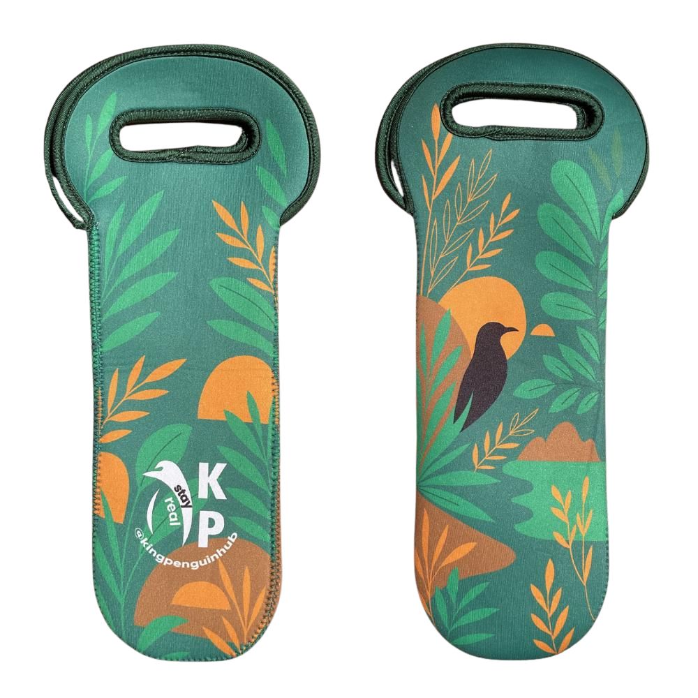 Portabotella Neopreno King Penguin - Wine Bag Stay Real