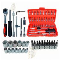 SET DE DADOS DE 46 PIEZAS UNIVERSAL INOX