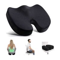 COJIN CON GEL PARA ASIENTO ORTOPEDICO CON FUNDA NEGRA