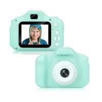 Camara Digital Didáctica Multifuncional para Niños Verde Agua