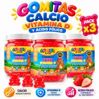 PACK 3 GOMITAS CALCIO NIÑOS 450 GOMITAS SOTTCOR LABS