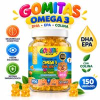 GOMITAS OMEGA 3 PARA NIÑOS 150 GOMITAS SOTTCOR LABS