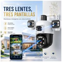 CAMARA DE SEGURIDAD PULPO WIFI 3K - CON VISION NOCTURNA 360°