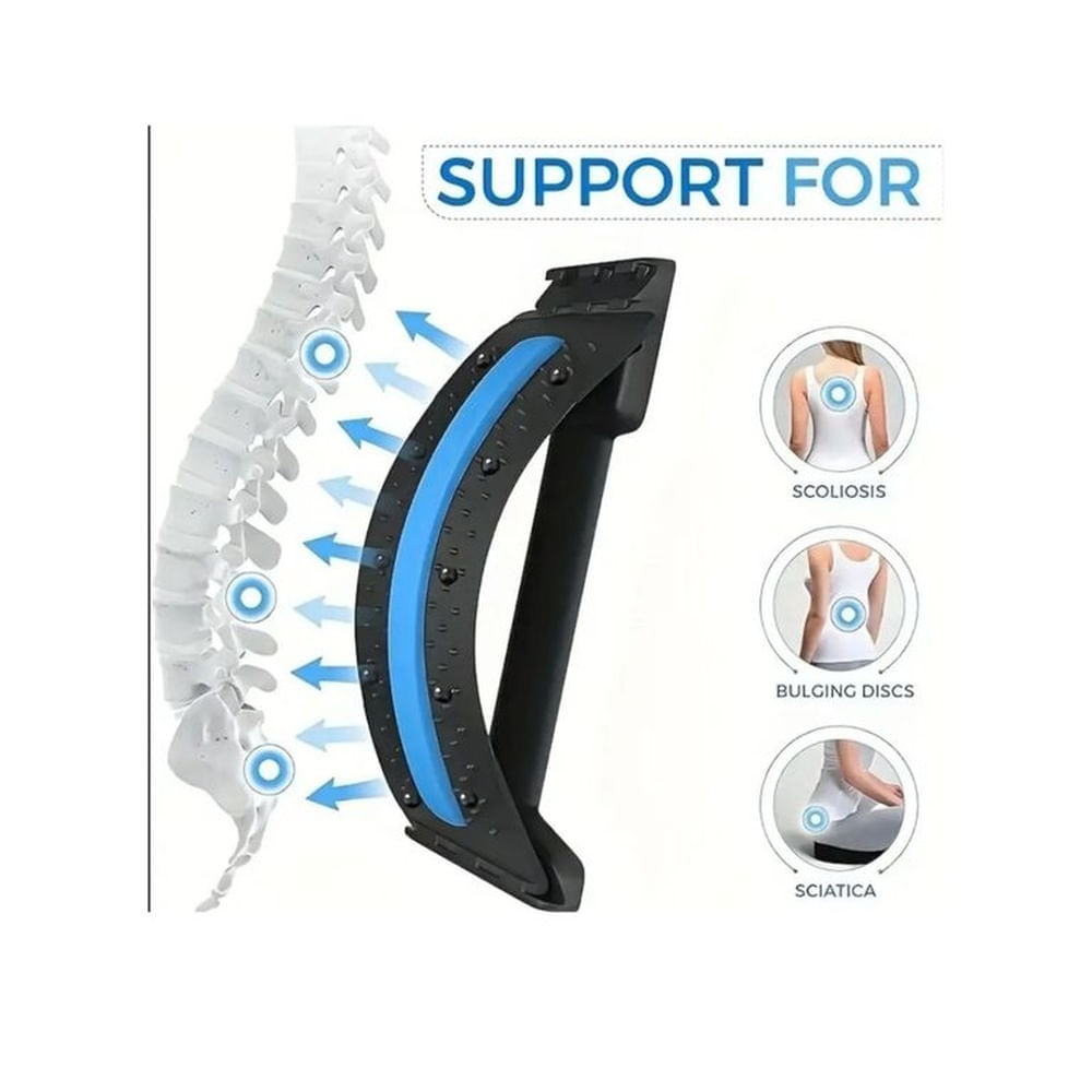 CORRECTOR DE POSTURA REGULABLE CON SOPORTE LUMBAR