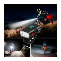 LINTERNA LED DELANTERA PARA VICICLETA DE ALTA POTENCIA RECARGABLE