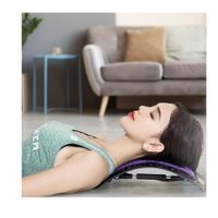 SOPORTE LUMBAR Y MASAJEADOR ERGONOMICO PREMIUM MORADO