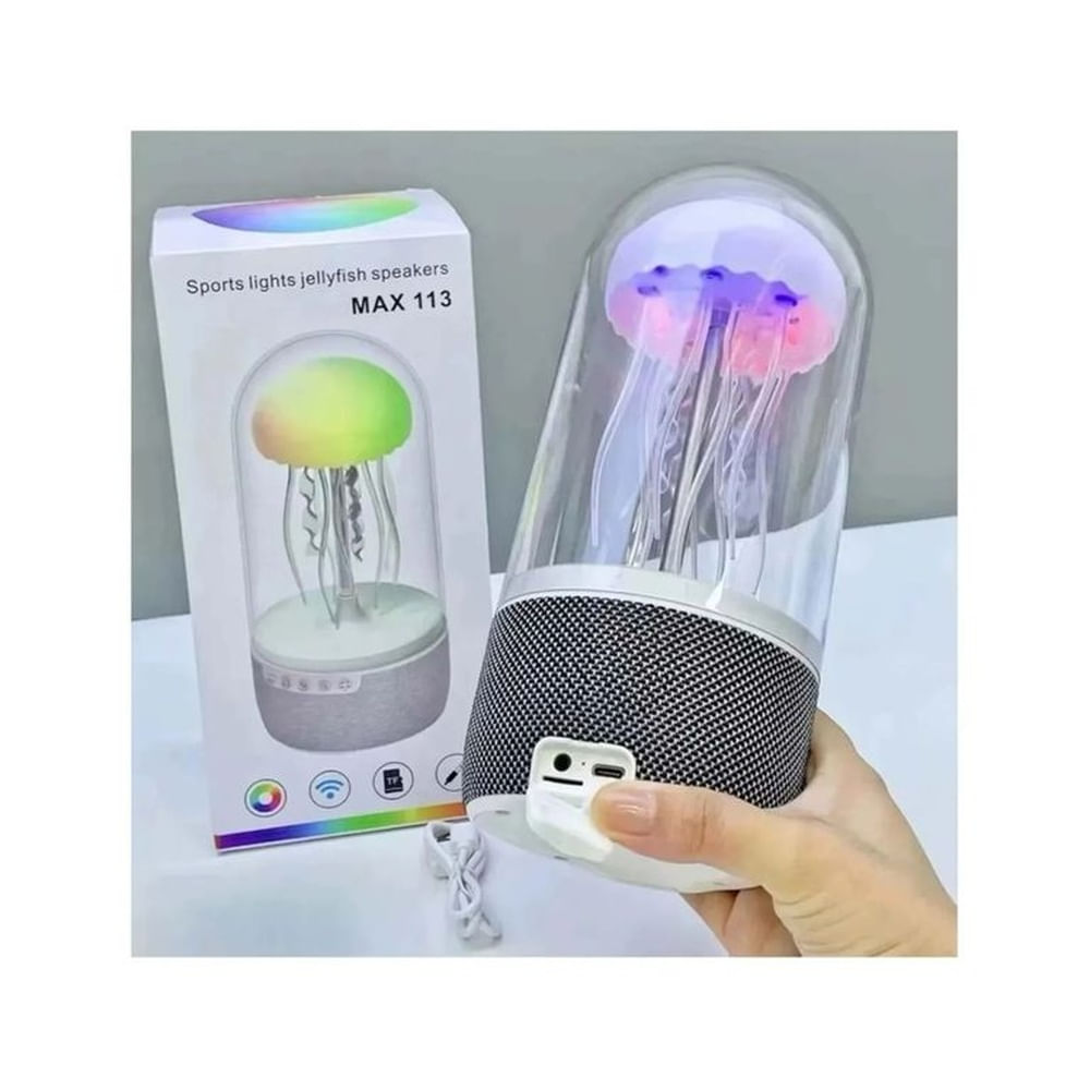 PARLANTE DE MEDUSA CON LUCES ALTAVOZ BLUETOOTH