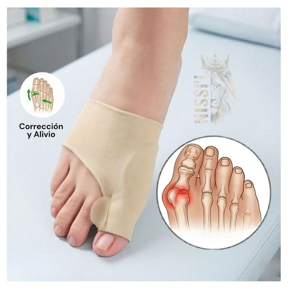 CORRECTOR DE JUANETE PARA LOS DEDOS DEL PIE RELAJANTE