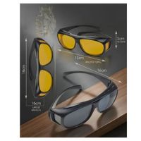 LENTES DE MANDEJO HD DIA-NOCHE PARA UNA MEJOR VISION AL CONDUCIR