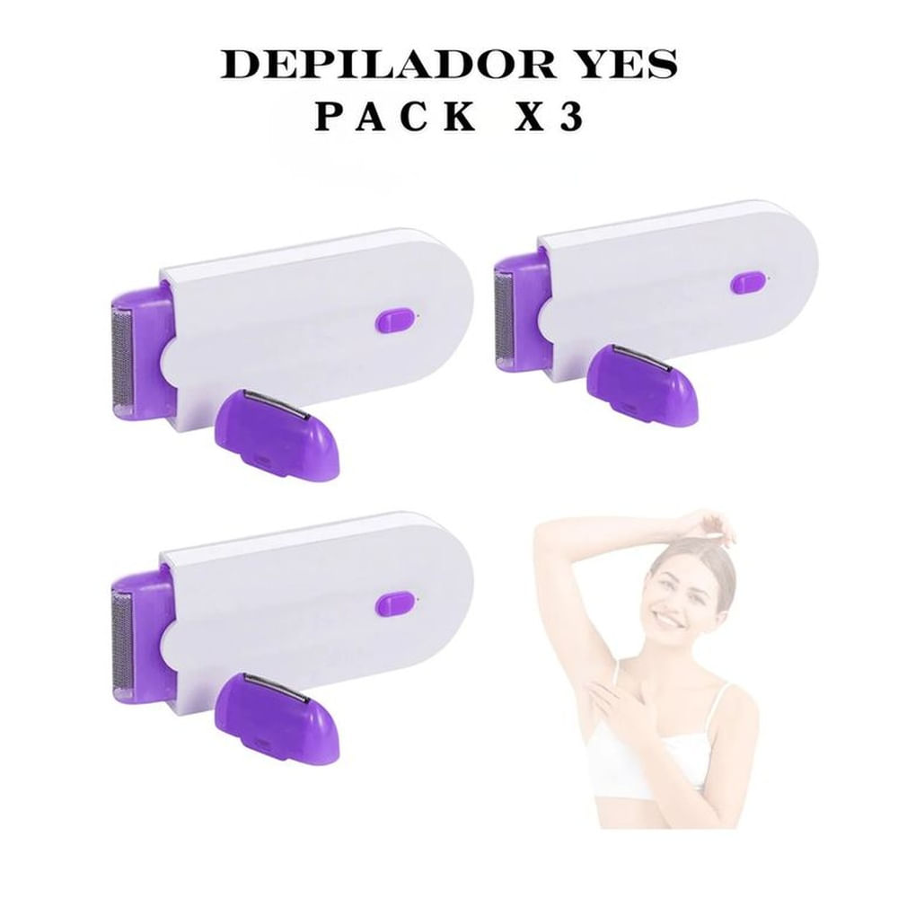 COMBO X3 UNIDADES DEPILADOR YES - SOLUCION PERFECTA PARA UNA DEPILACION