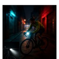 LINTERNA LED PARA VICICLETA DE ALTA POTENCIA RECARGABLE