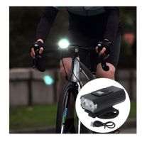LAMPARA LED DELANTERA PARA VICICLETA DE ALTA POTENCIA RECARGABLE