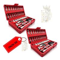 PACK X2 SET DE DADOS Y DESTORNILLADORES DE 46 PIEZAS